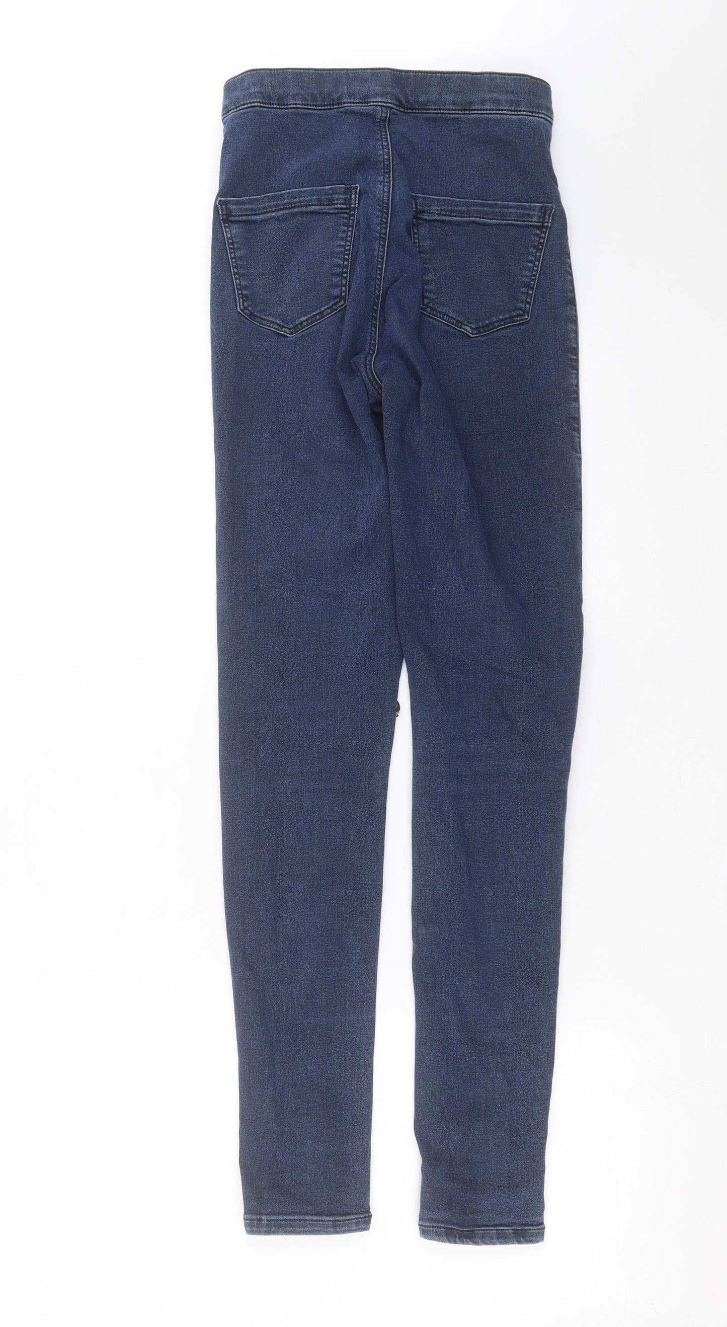 Topshop Womens Blue  Denim Skinny Jeans Size 24 in L29 in