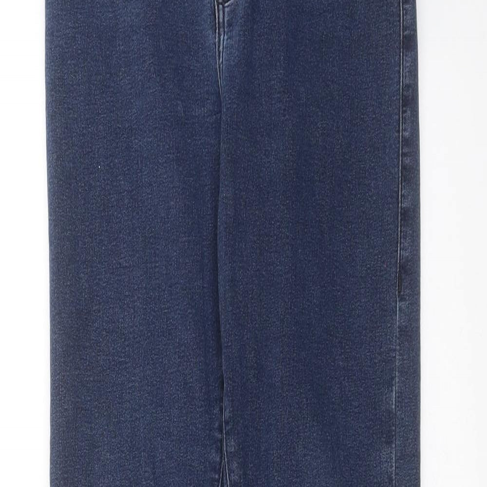 Topshop Womens Blue  Denim Skinny Jeans Size 24 in L29 in