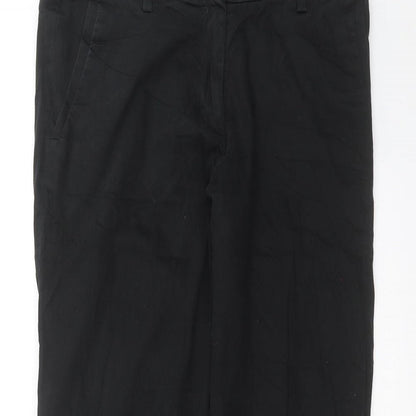 Womens UK Size 10 H&M Regular Fit  Black Trousers