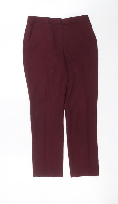 Topshop Womens Purple   Trousers  Size 8 L26 in