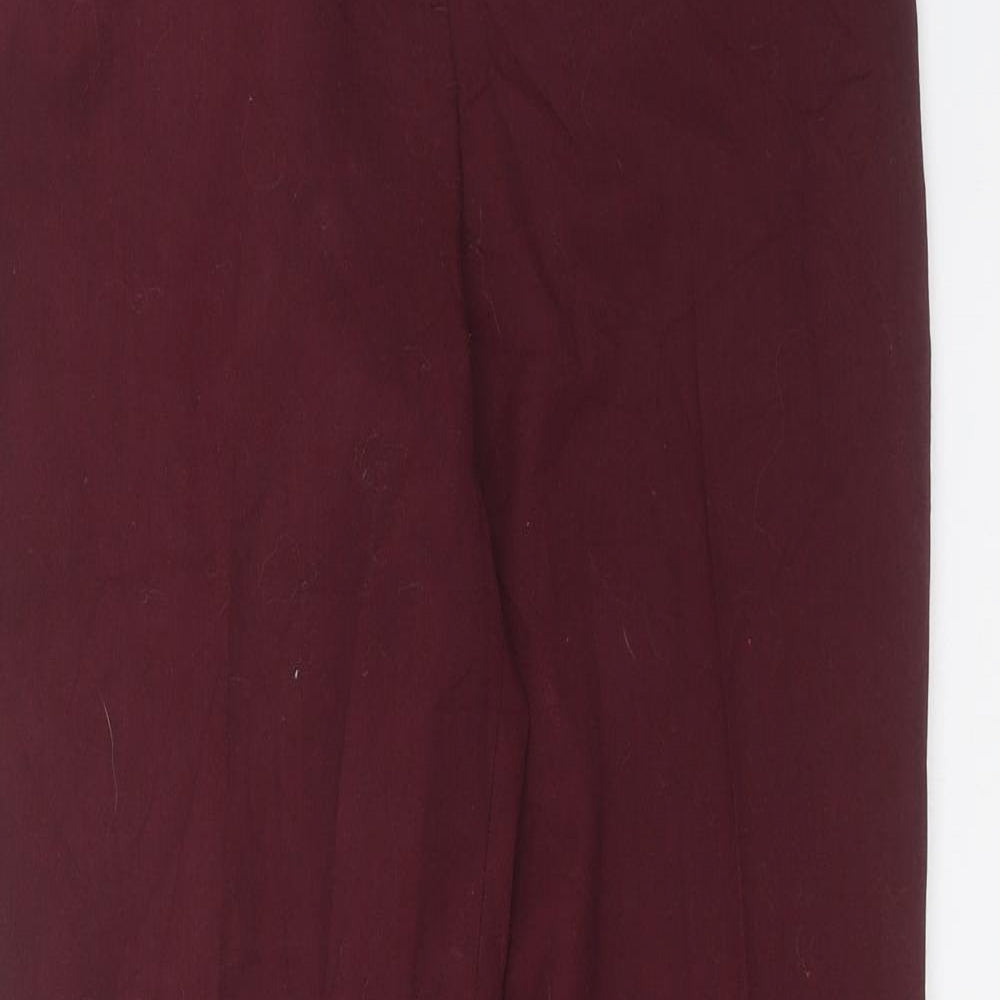 Topshop Womens Purple   Trousers  Size 8 L26 in