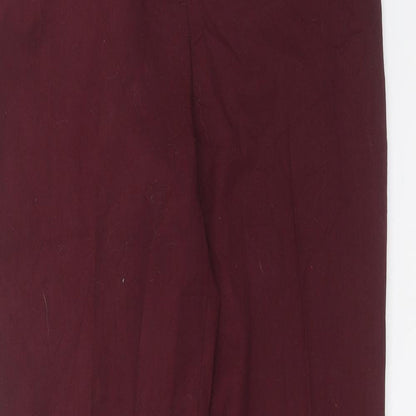 Topshop Womens Purple   Trousers  Size 8 L26 in