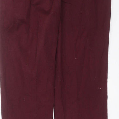 Topshop Womens Purple   Trousers  Size 8 L26 in