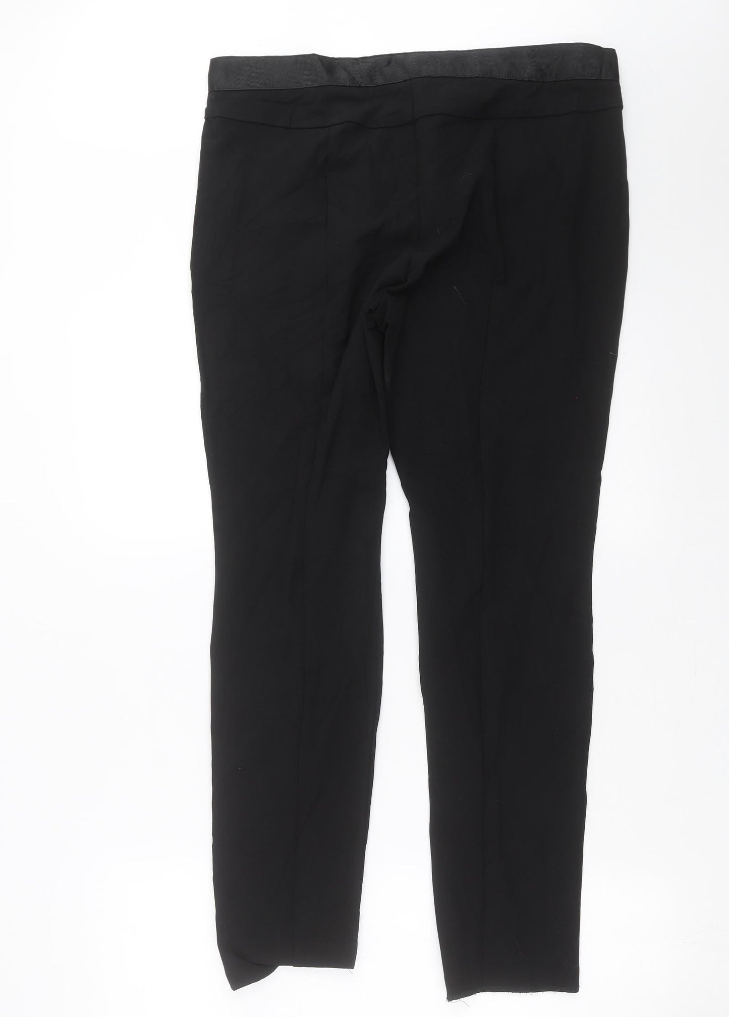 Womens UK Size 14 Marks and Spencer Slim Fit  Black Trousers