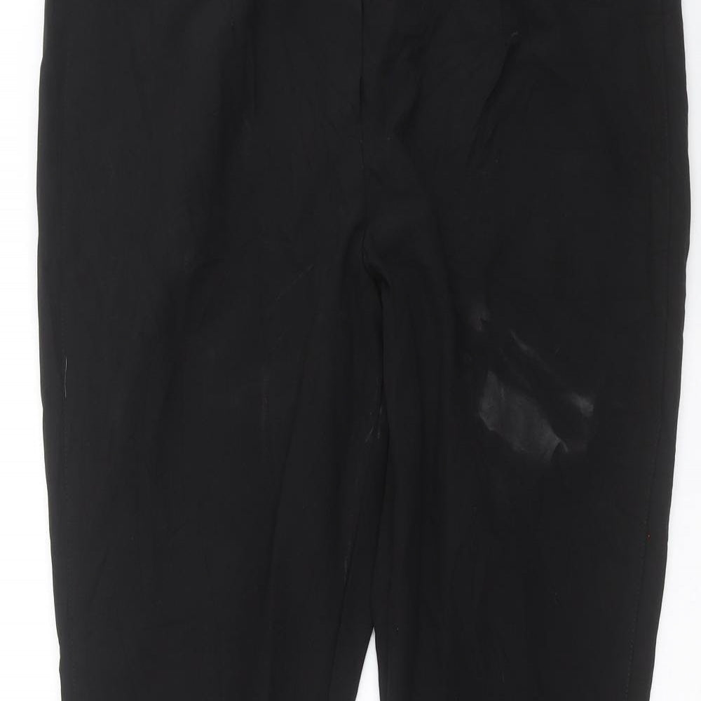 Womens UK Size 14 Marks and Spencer Slim Fit  Black Trousers