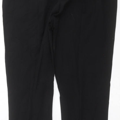 Womens UK Size 14 Marks and Spencer Slim Fit  Black Trousers