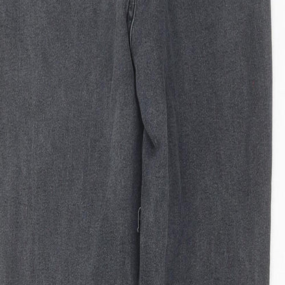 PRETTYLITTLETHING Womens Grey  Denim Skinny Jeans Size 8 L27 in