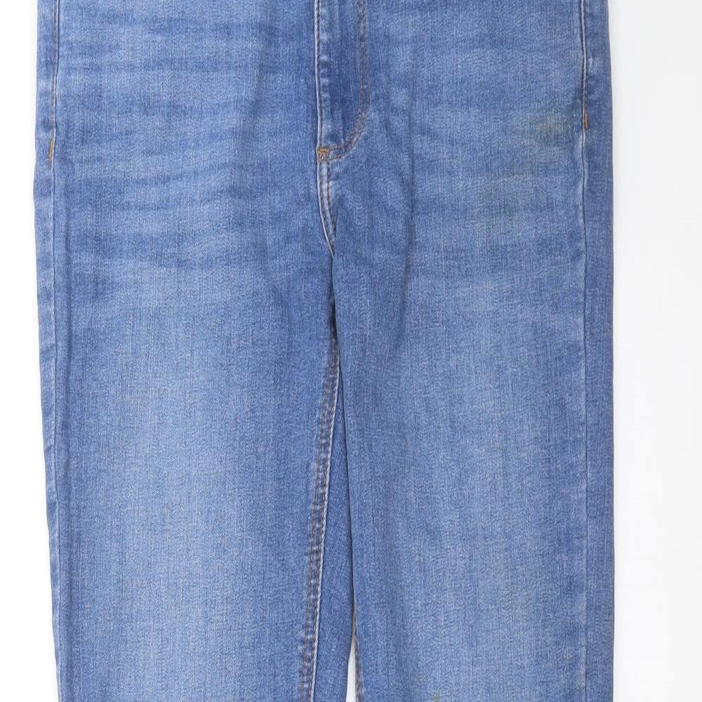 Primark Womens Blue  Denim Skinny Jeans Size 8 L28 in