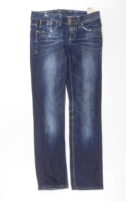 Only Womens Blue  Denim Straight Jeans Size 27 in L29 in