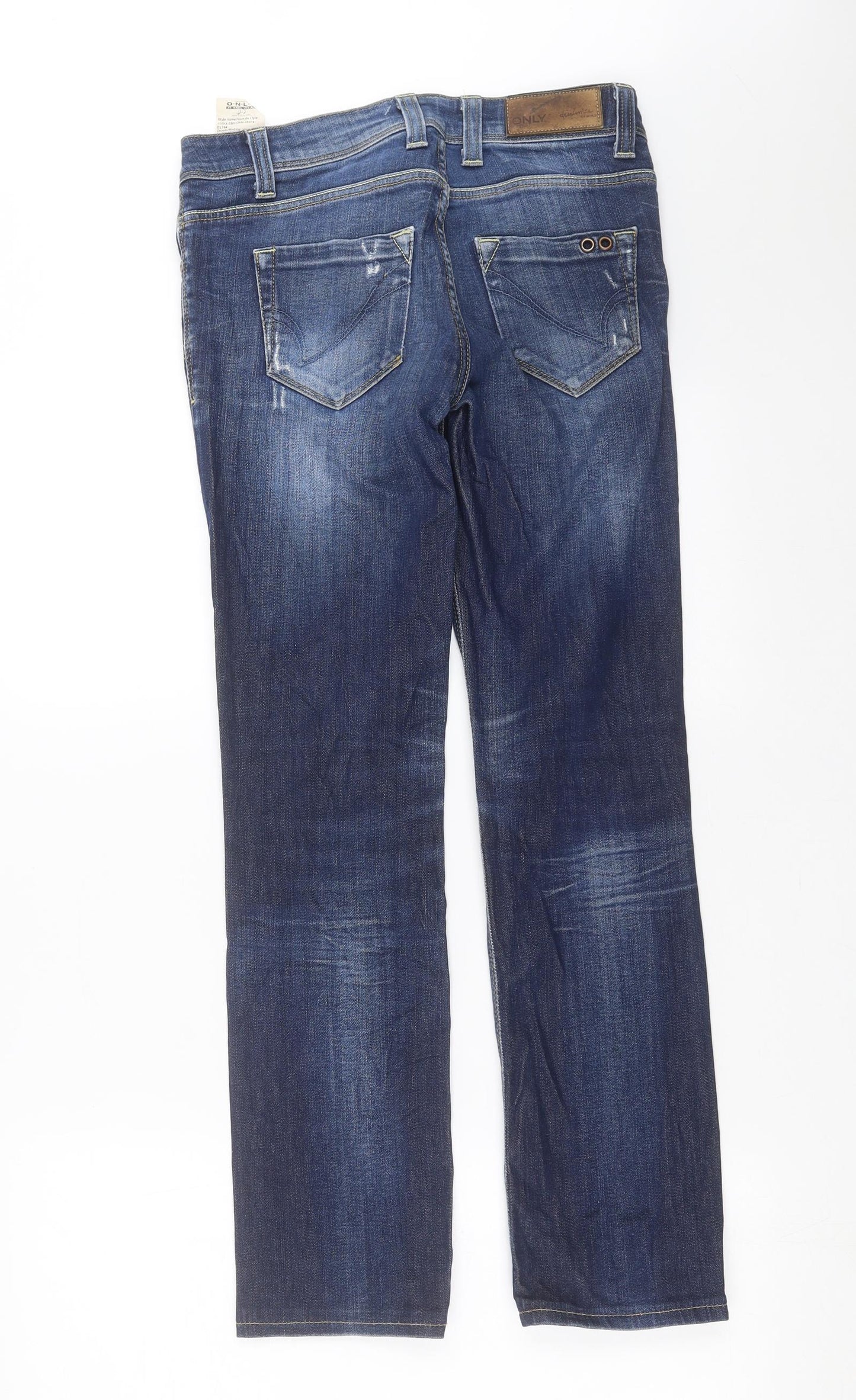 Only Womens Blue  Denim Straight Jeans Size 27 in L29 in