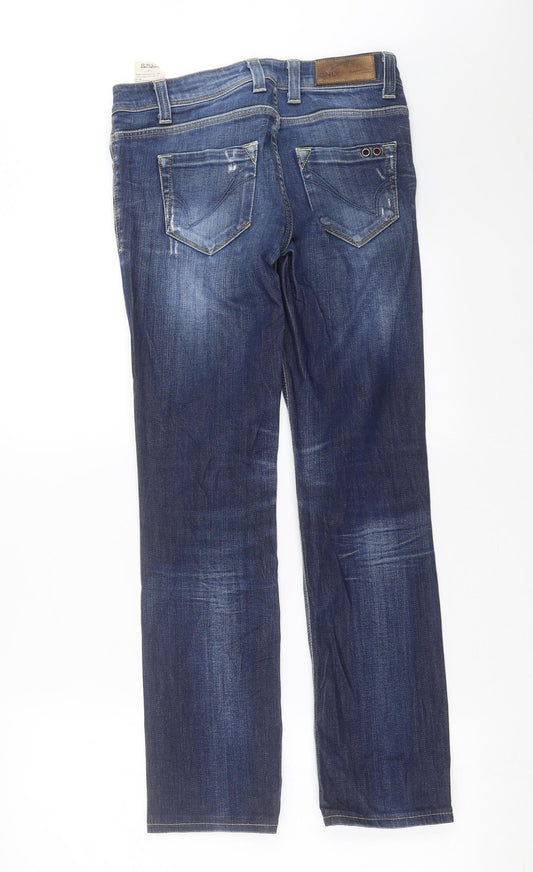 Only Womens Blue  Denim Straight Jeans Size 27 in L29 in