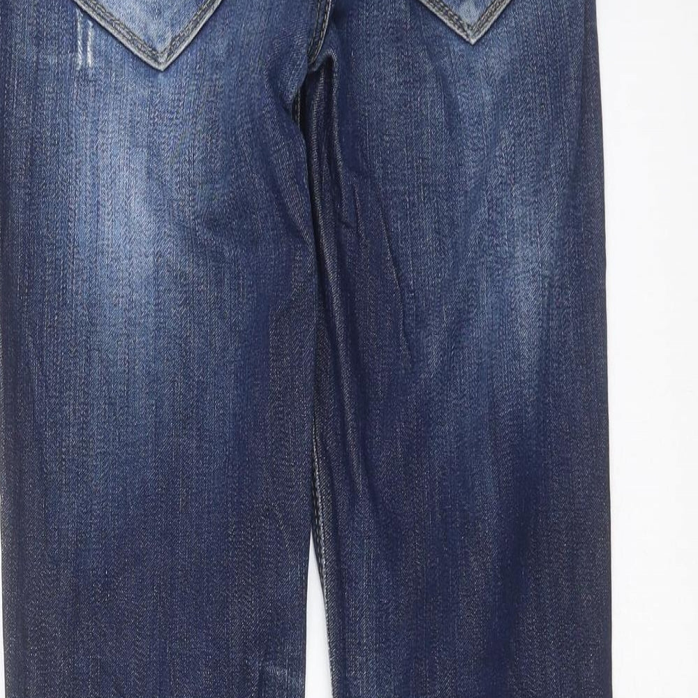 Only Womens Blue  Denim Straight Jeans Size 27 in L29 in