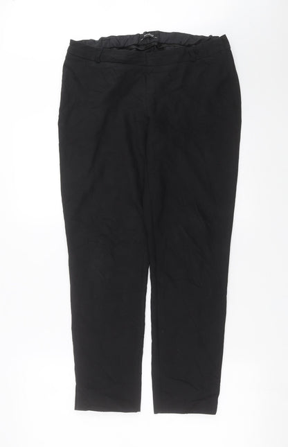 Womens UK Size 10 ORSAY Regular Fit  Black Trousers