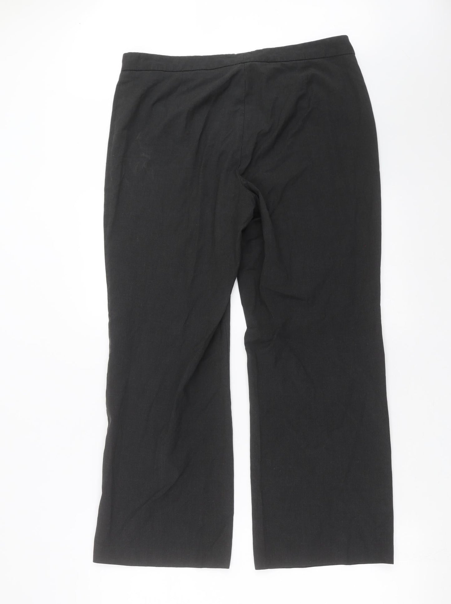 Womens UK Size 14 Marks and Spencer Regular Fit  Grey Trousers