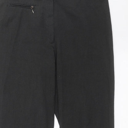 Womens UK Size 14 Marks and Spencer Regular Fit  Grey Trousers