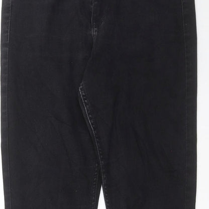 Womens UK Size 10 H&M Extra-Slim Fit Skinny Black Jeans