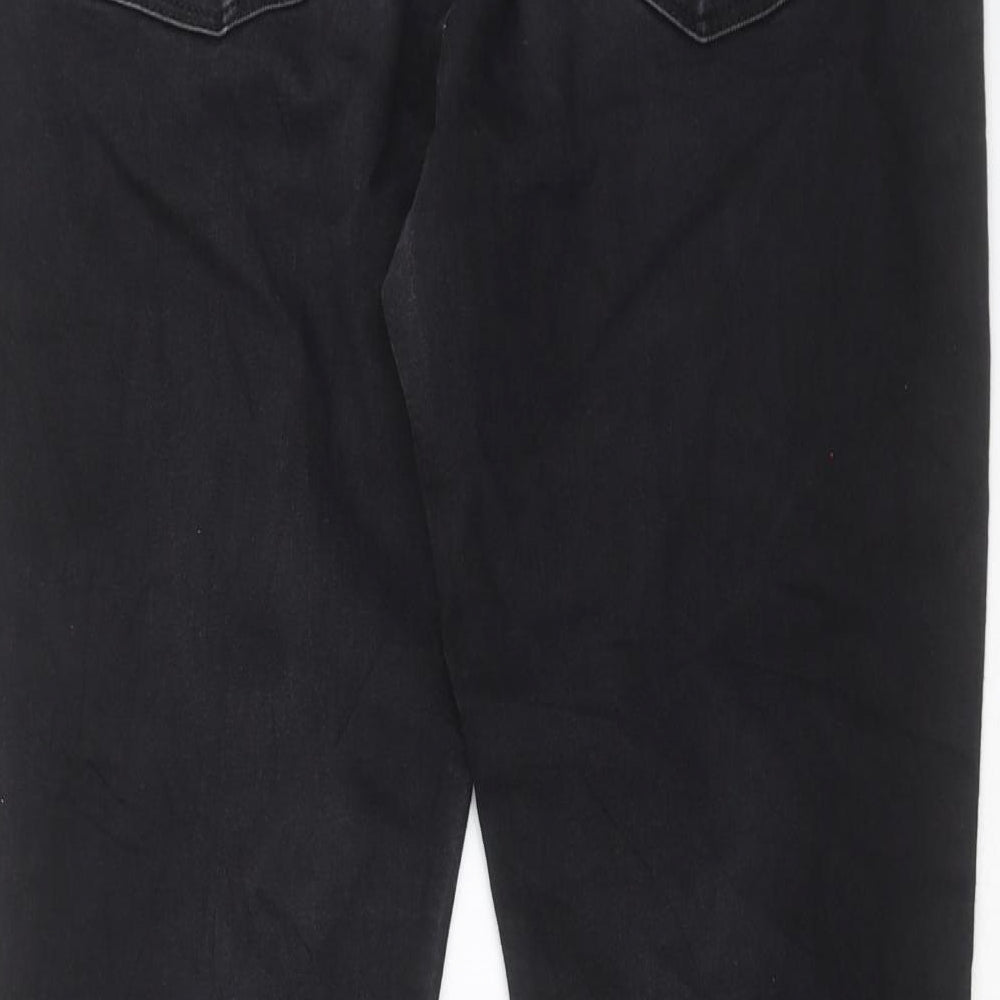 Womens UK Size 10 H&M Extra-Slim Fit Skinny Black Jeans