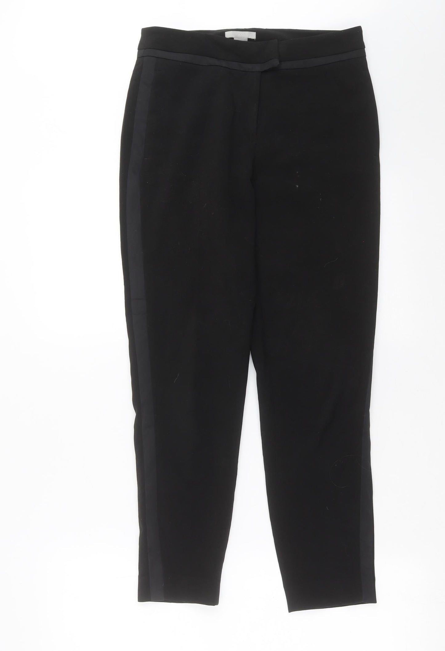 Womens UK Size 6 H&M Slim Fit  Black Trousers