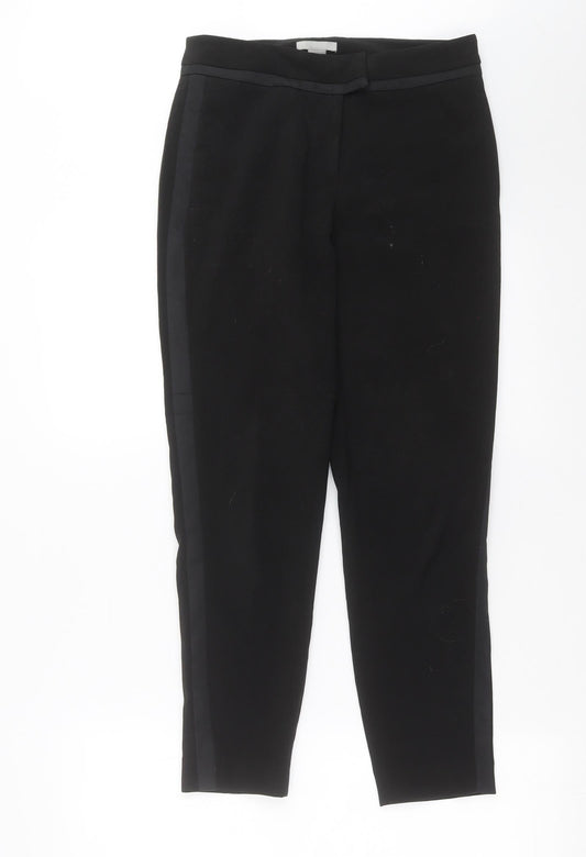 Womens UK Size 6 H&M Slim Fit  Black Trousers