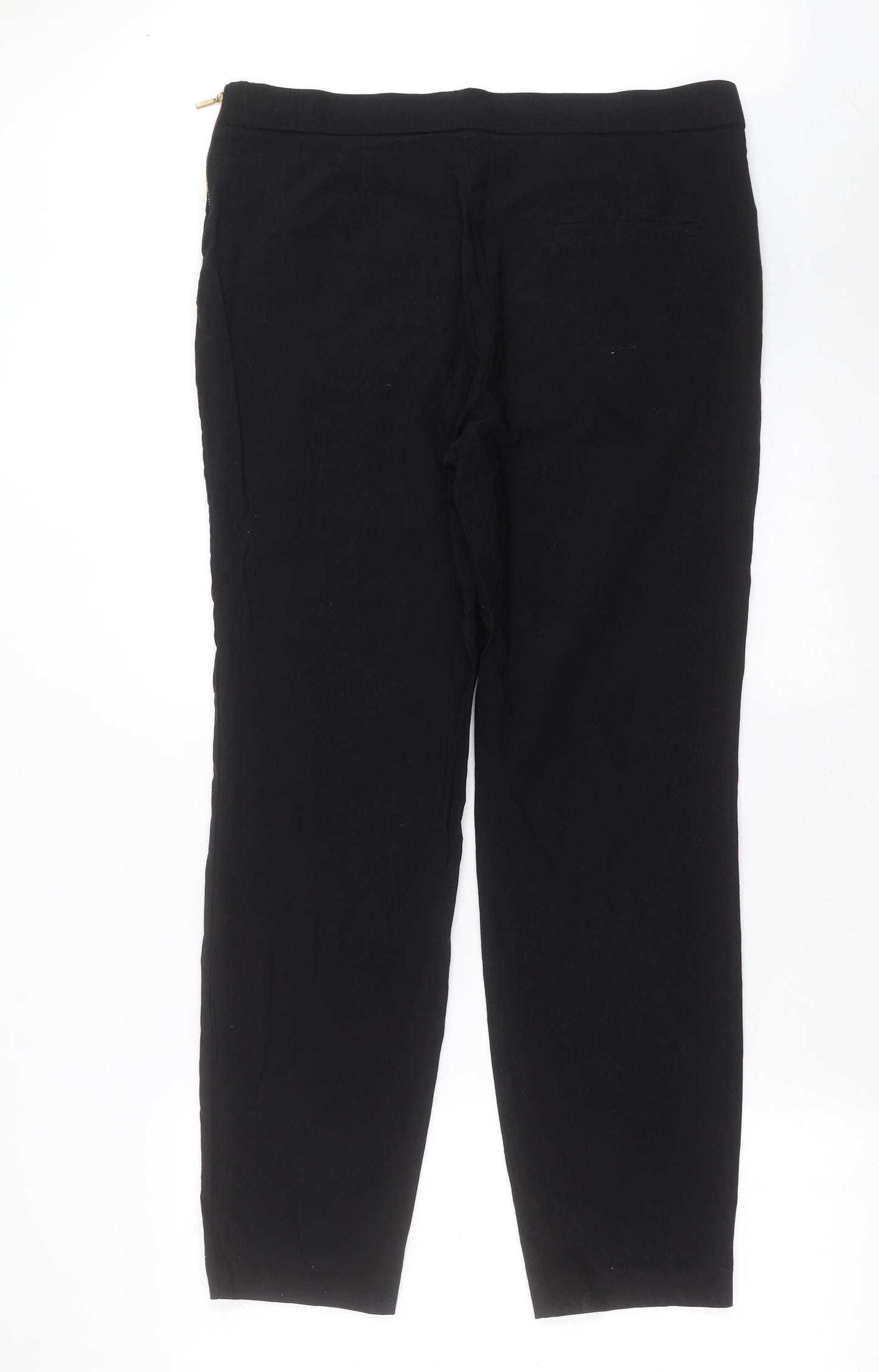 Womens UK Size 6 Papaya Slim Fit  Black Trousers