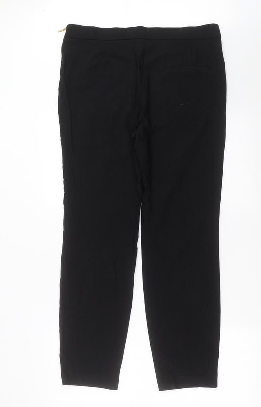 Womens UK Size 6 Papaya Slim Fit  Black Trousers