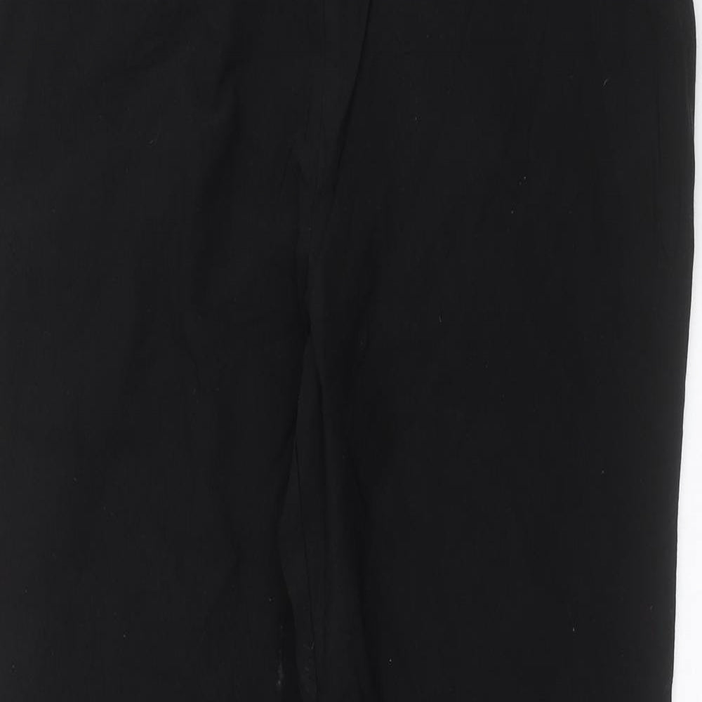 Womens UK Size 6 Papaya Slim Fit  Black Trousers