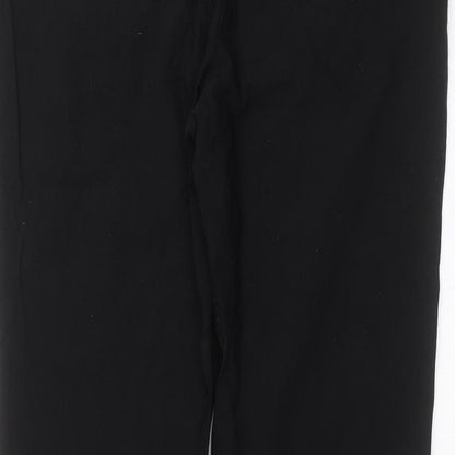 Womens UK Size 6 Papaya Slim Fit  Black Trousers