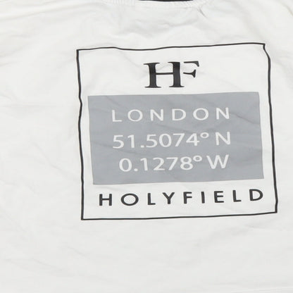 Holyfield Girls White   Cropped Blouse Size 12 Years