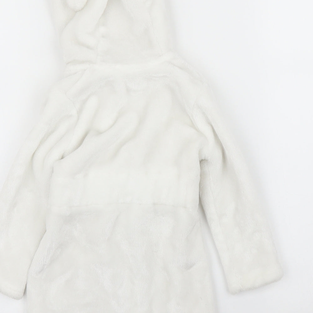 Brand and care label for George Baby White Solid Chemise Robe, size 9-12, Months