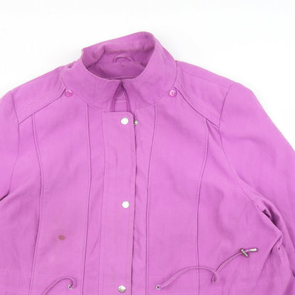 BM Womens Purple   Parka Coat Size L
