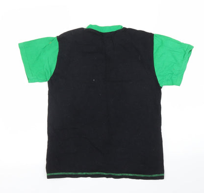 Pyjama Factory Boys Black   Basic T-Shirt Size 11 Years  - Minecraft