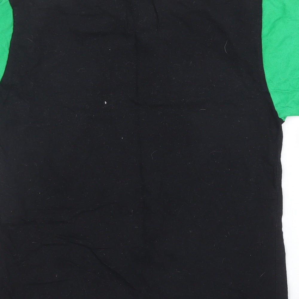 Pyjama Factory Boys Black   Basic T-Shirt Size 11 Years  - Minecraft