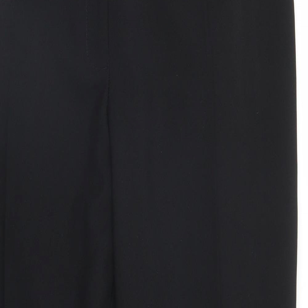 Womens UK Size 16 Papaya Regular Fit  Black Trousers