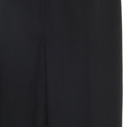Womens UK Size 16 Papaya Regular Fit  Black Trousers