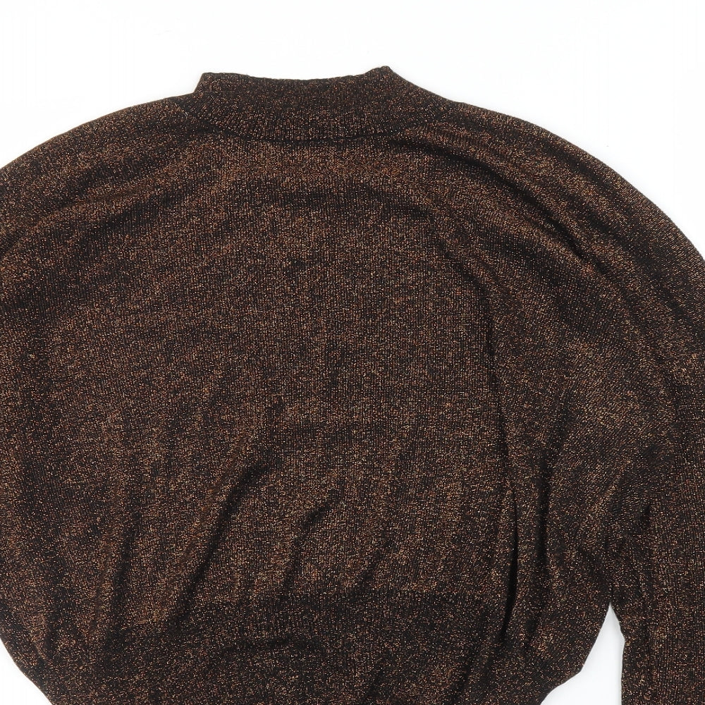 Womens UK Size 10 Very Brown Pullover Jumper