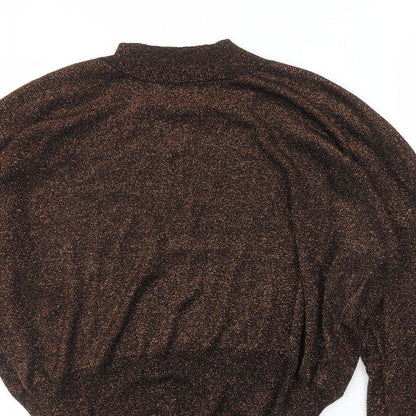 Womens UK Size 10 Very Brown Pullover Jumper