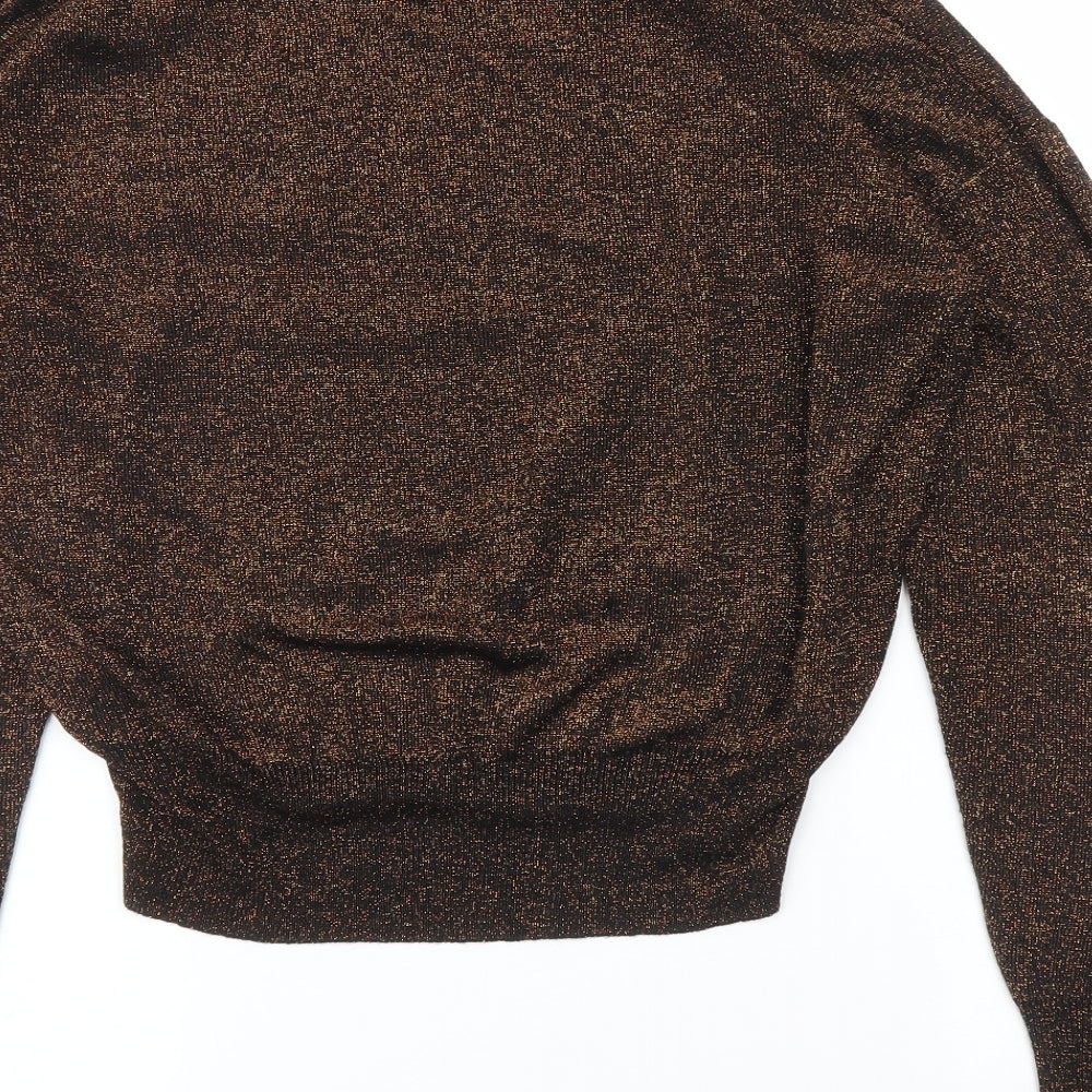 Womens UK Size 10 Very Brown Pullover Jumper