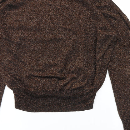 Womens UK Size 10 Very Brown Pullover Jumper