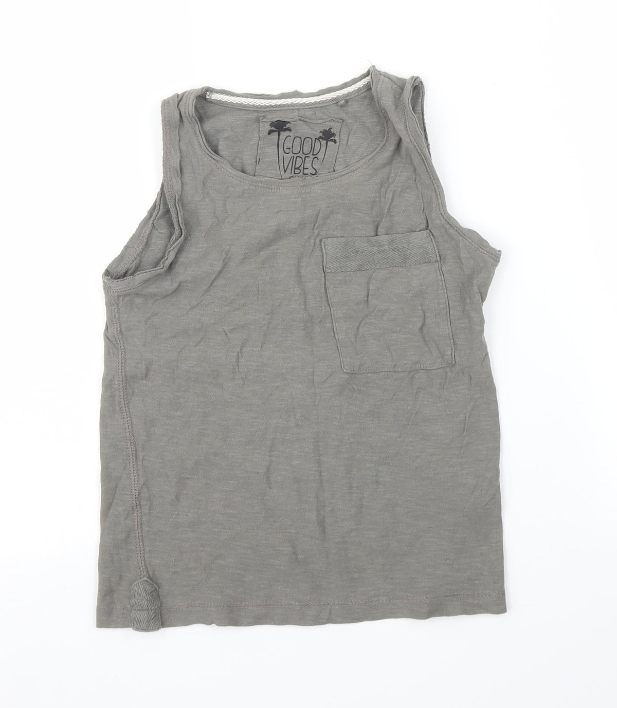 Additional front view of Zara girls’ green basic blouse, size 6, years
