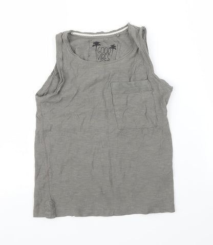 Additional front view of Zara girls’ green basic blouse, size 6, years