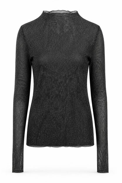 Womens UK Size S Preworn Silver Basic Blouse