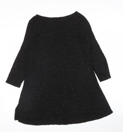 M&S Womens Black   Fit & Flare  Size 4