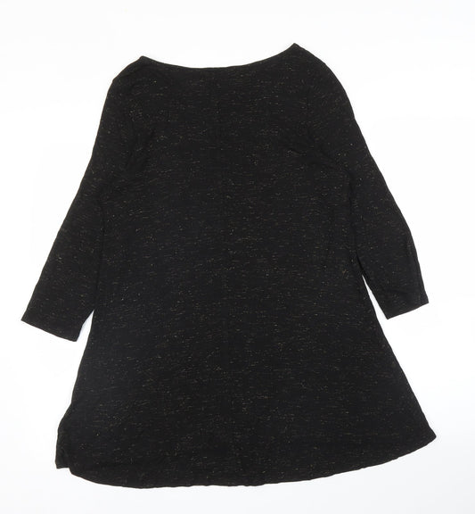 M&S Womens Black   Fit & Flare  Size 4