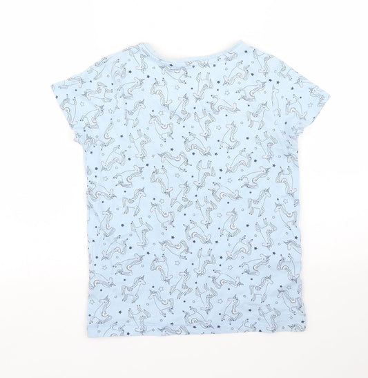 TU Girls Blue   Basic T-Shirt Size 8 Years