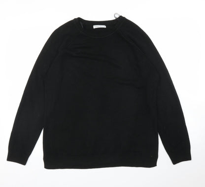 Womens UK Size 14 Papaya Black Pullover Jumper