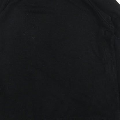 Womens UK Size 14 Papaya Black Pullover Jumper