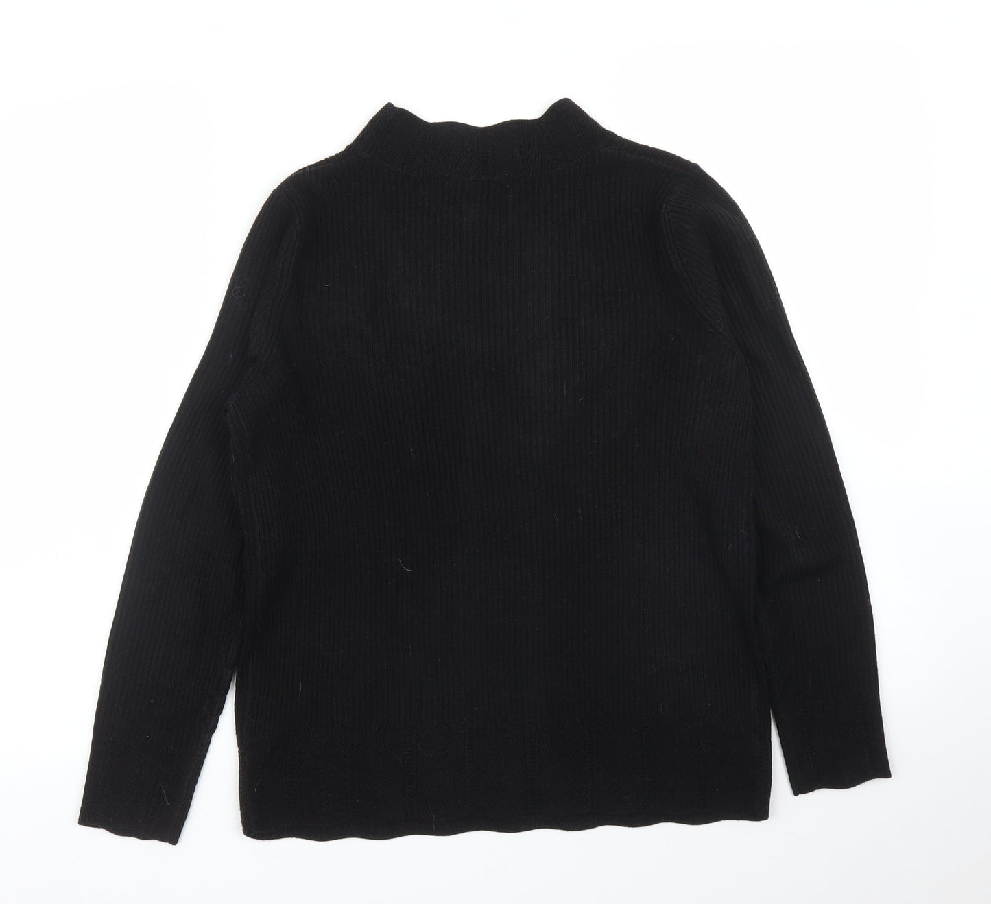 Womens UK Size 10 TU Black Basic Blouse