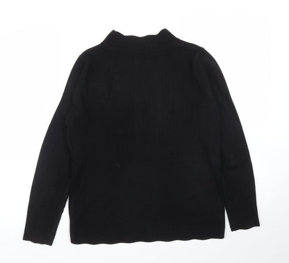 Womens UK Size 10 TU Black Basic Blouse