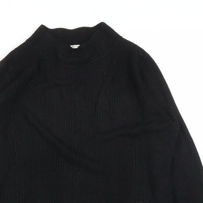 Womens UK Size 10 TU Black Basic Blouse