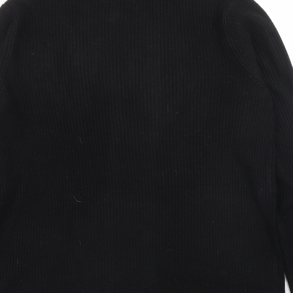Womens UK Size 10 TU Black Basic Blouse
